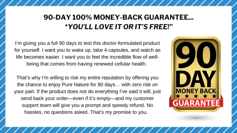 90 day 100 percent money back guarantee